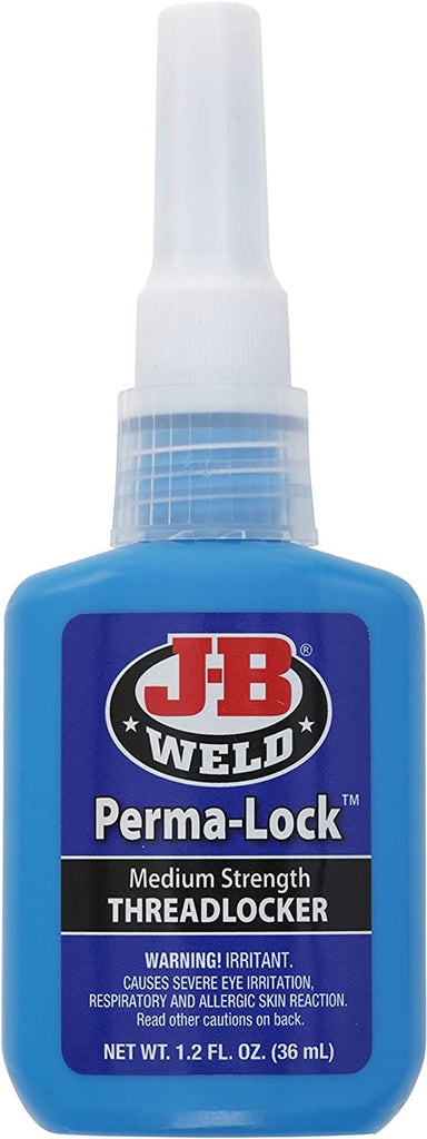 J-B Weld 24236 Perma-Lock Medium Strength Threadlocker - Blue - 36 Ml