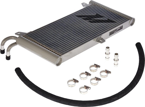MMTC-RAM-94SL Transmission Cooler Compatible with Dodge Ram Cummins 5.9L 1994-2002 Silver