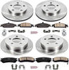 KOE1552 Autospecialty Front and Rear Replacement Brake Kit-Oe Brake Rotors & Ceramic Brake Pads