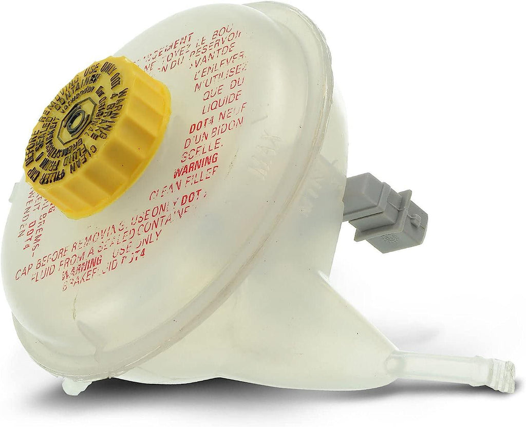 A-Premium Engine Brake Fluid Reservoir [W/Cap & Sensor] Compatible with 80 Quattro 1988-1992, 90 100 200 Quattro 1992-1994, A4 Quattro 1996-2002, A6 Quattro, Cabriolet, S4 & Volkswagen Passat