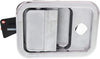 for Freightliner Columbia Exterior Door Handle Front, Passenger Side Chrome (2000-2011) | with Key Hole| Trim: 125/120