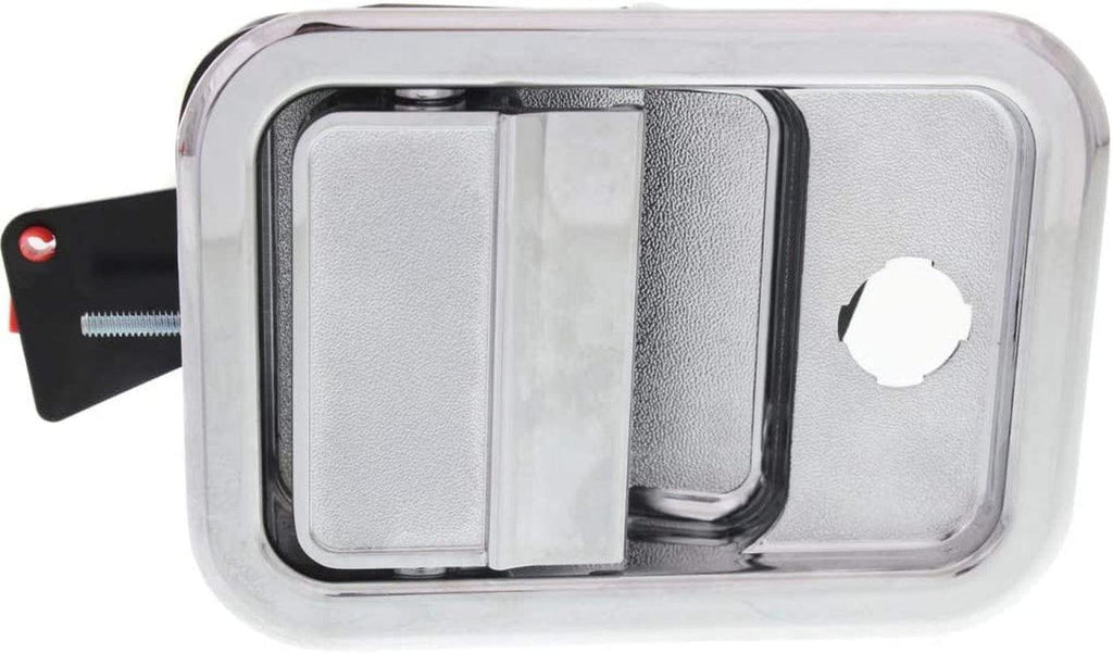 for Freightliner Columbia Exterior Door Handle Front, Passenger Side Chrome (2000-2011) | with Key Hole| Trim: 125/120