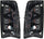 For Chevy Silverado 1500/2500 Series/3500 Single R/Wheel Tail Light 2004-2006 Driver and Passenger Side Pair Fleetside Dark Trim CAPA Certified | GM2800174 | GM2801174 | 15844157 | 15844156