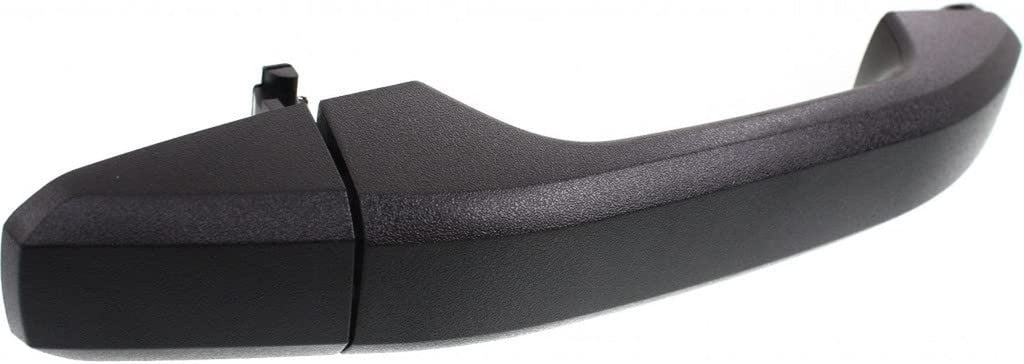 for Chevy Silverado 3500 2015 2016 2017 Door Handle Driver or Passenger Side | Rear | Outer | Black Textured Finish | Replacement for GM1520149 | 22923605, 23438322