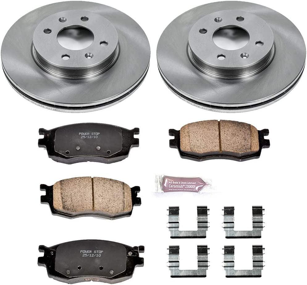 KOE4652 Autospecialty Front Replacement Brake Kit-Oe Brake Rotors & Ceramic Brake Pads