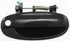 for Chevy Aveo Exterior Door Handle Front Passenger Side Smooth Black 2004-2008 | with Key Hole | Trim:All Submodels | GM1311173 | 96409549