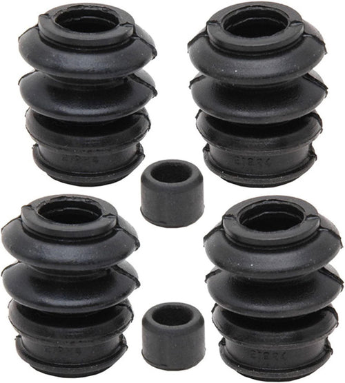Professional 18K1406 Front Disc Brake Caliper Rubber Bushing Kit with Seals