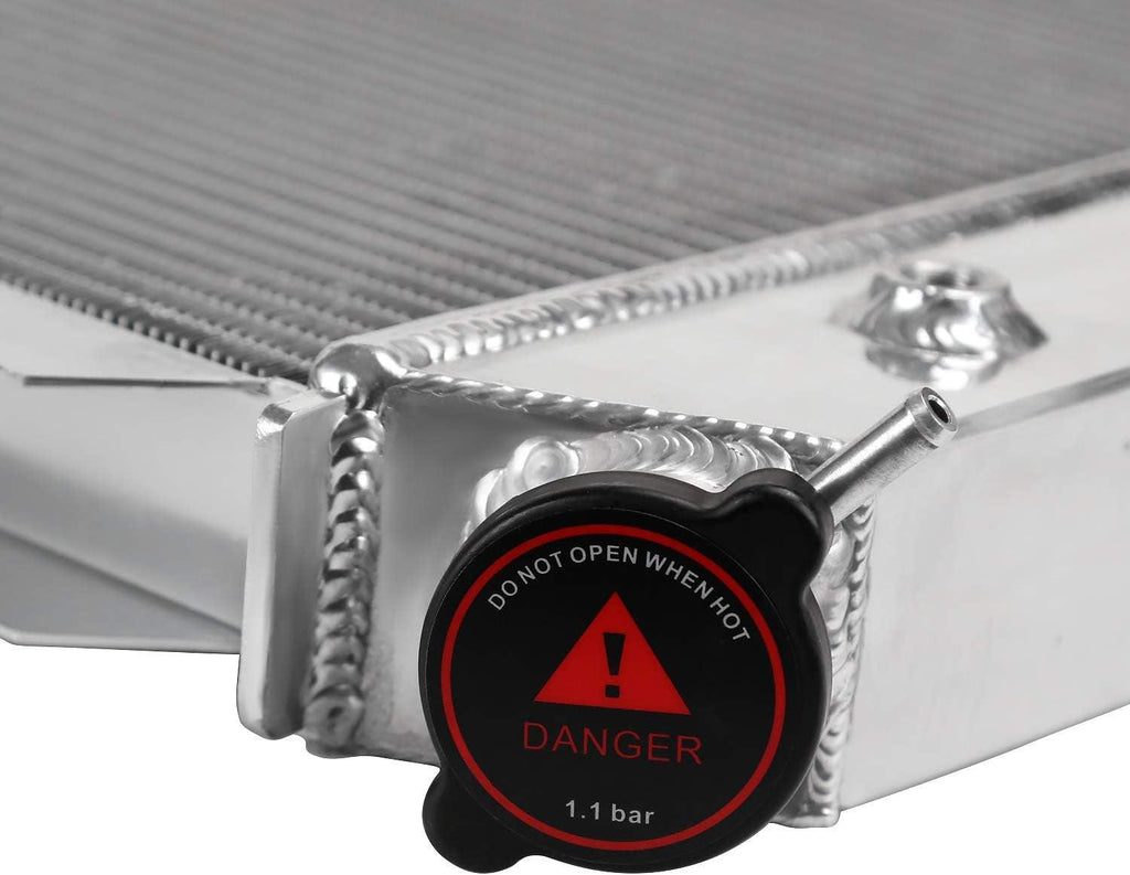 3 Core Manual Transmission Aluminum Cooling Radiator Compatible with Ford Mustang 1979-1993