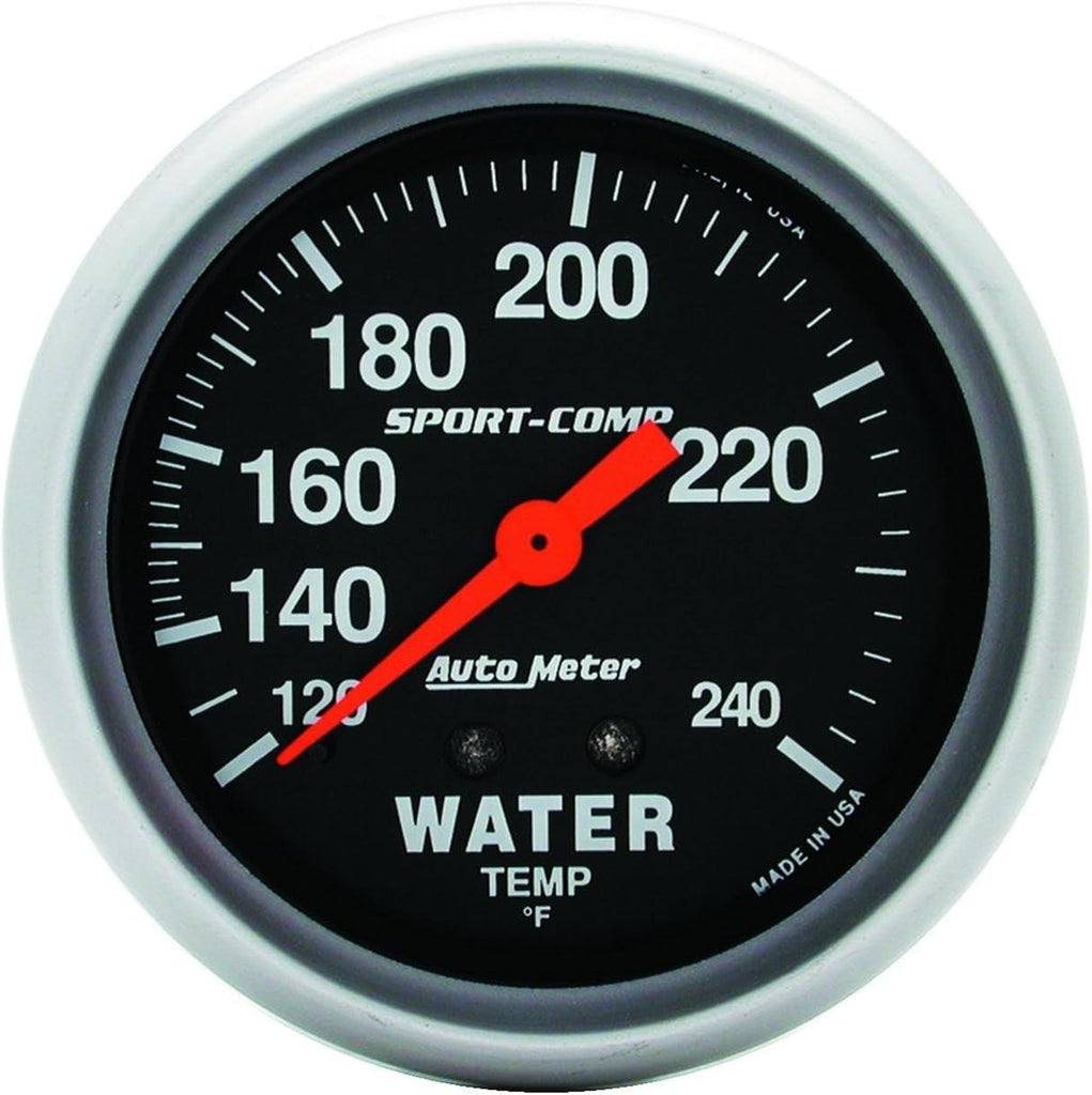 3432 Sport-Comp Mechanical Water Temperature Gauge