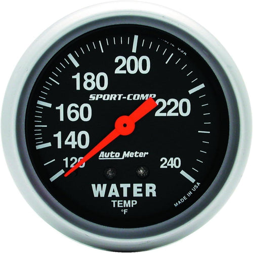 3432 Sport-Comp Mechanical Water Temperature Gauge