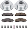 K6407-36 Rear Z36 Truck & Tow Brake Kit, Carbon Fiber Ceramic Brake Pads and Drilled/Slotted Brake Rotors