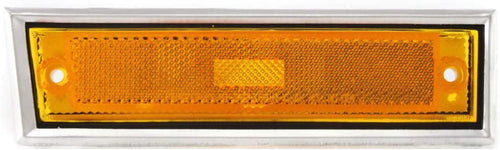 for Chevy C10 Suburban Side Marker Light 1982 83 84 85 1986 Passenger Side | Front | W/Chrome Trim | GM2551107 | 915558