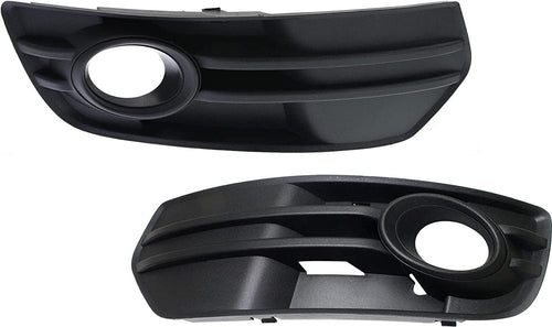 Front Fog Lamp Molding Compatible with 2009-2012 Audi Q5 Set of 2 Passenger and Driver Side Primed