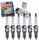 6 Pc DENSO Platinum TT Spark Plugs Compatible with Dodge Dakota 3.9L V6 1987-1991