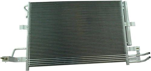 AC Condenser A/C Air Conditioning W/Receiver Dyer & Trans Cooler for Ford