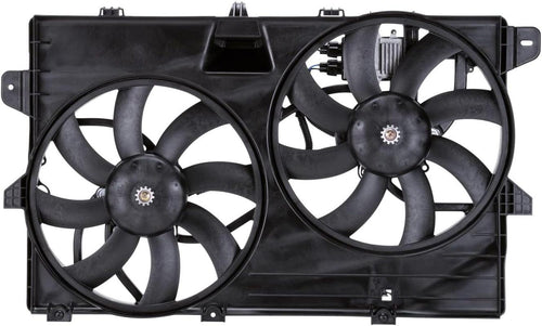 622030 Cooling Fan Assembly Compatible with 2007-2014 Ford Edge , Black