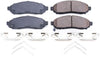 17-1548, Z17 Front Ceramic Brake Pads with Hardware