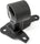 29550-75A Black Bushings (94-01 Integra H-Series Steel Mounts 75A)