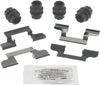 Gold 18K1736X Rear Disc Brake Caliper Hardware Kit with Clips, Seals, and Lubricant