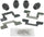 Gold 18K1736X Rear Disc Brake Caliper Hardware Kit with Clips, Seals, and Lubricant