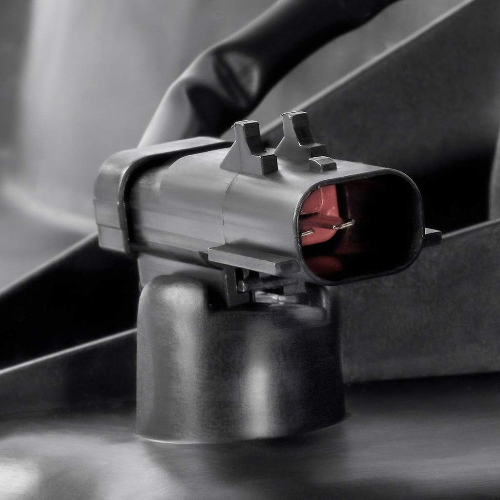 OEM-RF-0039 Factory Style Radiator Cooling Fan Assembly Cooling Efficiency Improved Direct Replacement [Compatible with Jeep Liberty 2002-2007 3.7L Engines] , Black