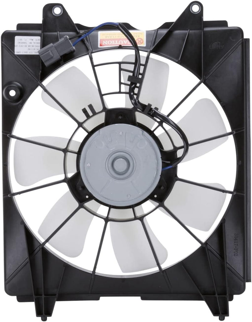 611140 Cooling Fan Assembly Compatible with 2006-2011 Honda Civic