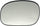 Dorman 56106 Driver Side Non-Heated Plastic Backed Mirror Glass