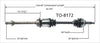 TO-8172 CV Axle Shaft