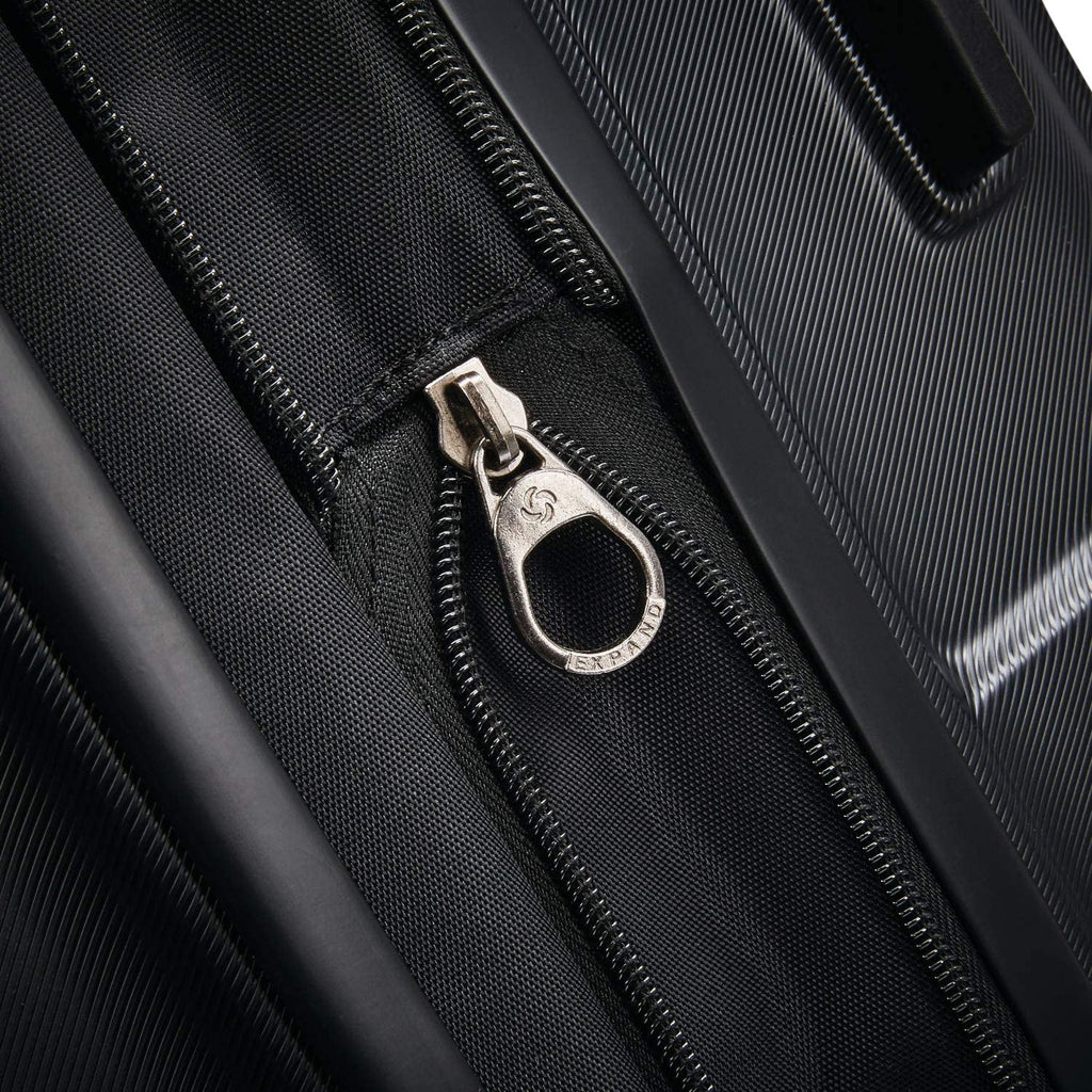 Samsonite Centric Hardside Expandable Luggage with Spinner Wheels, Black, Carry-On 20-Inch