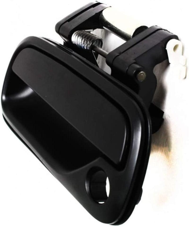 for Toyota Tundra Exterior Door Handle Front, Driver Side Smooth Black (2000-2006) | with Key Hole | Trim: Base/Sr5/Limited | TO1310125 | 6922034040C1