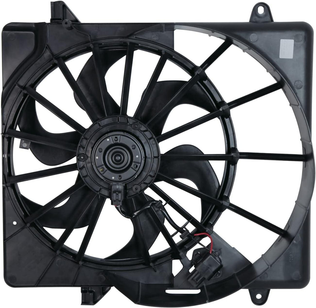 621940 Cooling Fan Assembly Compatible with 2008-2012 Jeep Liberty, Black
