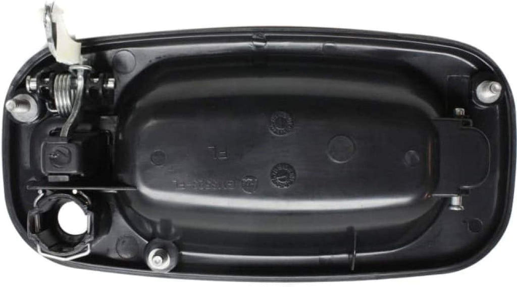 for Chevy Silverado 1500 HD Exterior Door Handle Front Driver Side Smooth Black 2001-2006 | with Key Hole | Trim: LS/LT | GM1310140 | 15150735