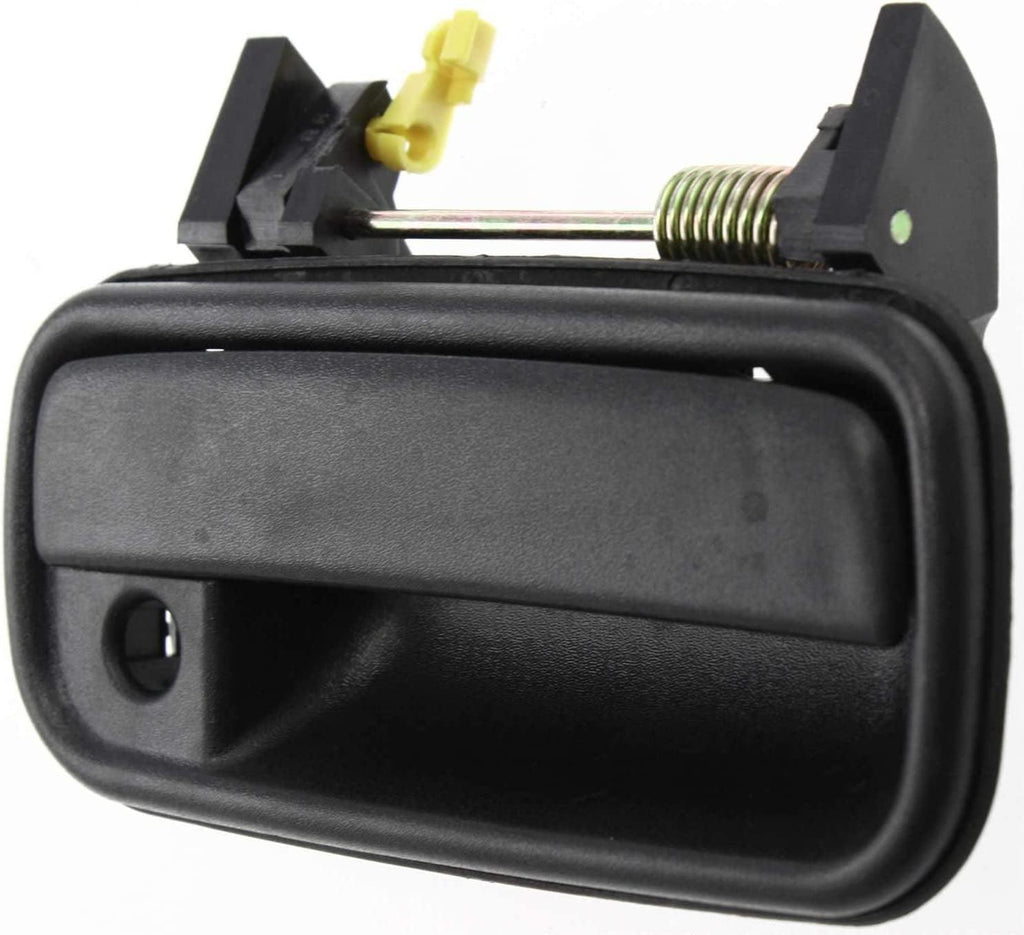 Front Exterior Door Handle Kit Compatible with 1989-1995 Toyota Pickup Textured Black Driver and Passenger Side