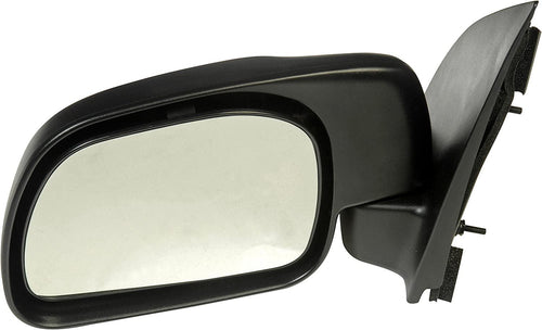 Dorman 955-1456 Driver Side Manual Door Mirror - Folding Compatible with Select Ford Models, Black