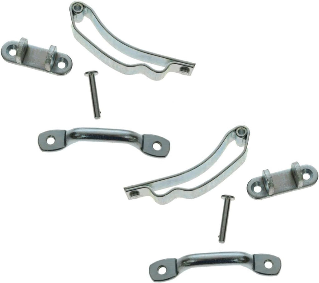 Door Check Stop Bracket Kit Pair Set Left & Right Compatible with Peterbilt Trucks