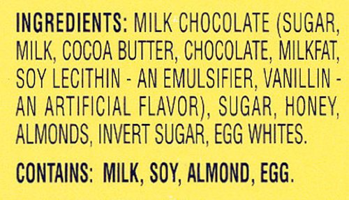 Toblerone Swiss Milk Chocolate with Honey and Almond Nougat, 6 - 100g Bars, Total Net Wt 600g, 3.52 Ounce (Pack of 6)