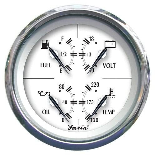 Newport SS 4 Inch Multifunction Gauge - 45012
