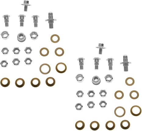 Door Hinge Pin & Bushing Upper or Lower Kit Set Compatible with Chevy GMC Cadillac