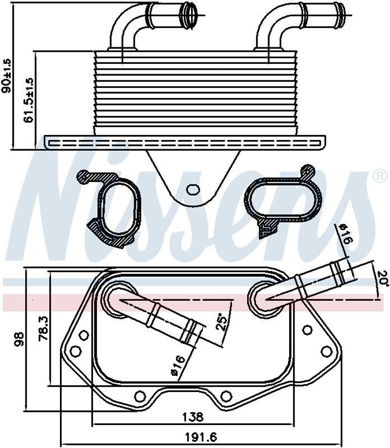 Engine Oil Cooler for Q5, S5, SQ5, S4, A6 Quattro, A7 Quattro, Q7+More 90662