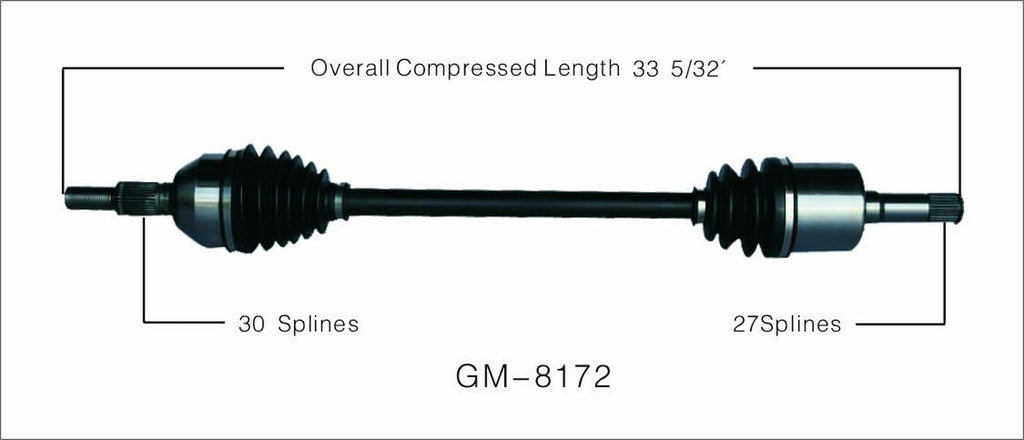 GM-8172 CV Axle Shaft