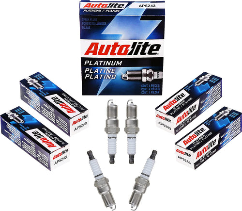 Autolite Platinum AP985 Automotive Replacement Spark Plugs (4 Pack)