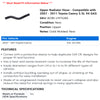 Upper Radiator Hose - Compatible with 2007 - 2011 Toyota Camry 3.5L V6 GAS 2008 2009 2010