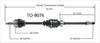 TO-8076 CV Axle Shaft