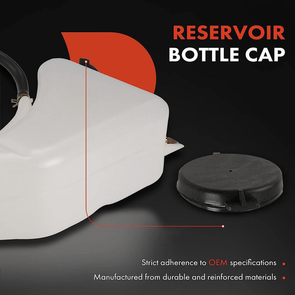 A-Premium Engine Coolant Overflow Recovery Reservoir Tank [With Cap & Tubing] Compatible with Ford Mustang 1997-2004 [3.8L 3.9]L, Replace# 2R3Z8A080AC, 9L3Z8K103A, F8ZZ8A080AA