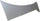 Fender Trim Compatible with 2002 Chevrolet Avalanche 1500 & 2002 Chevrolet Avalanche 2500 Lower Cladding, Trim, Gray Front, Passenger Side, Lower Cladding Partslink GM1293111