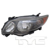 TYC Headlight Assembly for 09-10 Corolla 20-6994-90-9