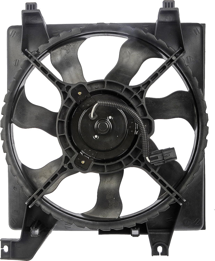 Dorman 620-489 Engine Cooling Fan Assembly Compatible with Select Dodge / Hyundai Models Black