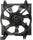 Dorman 620-489 Engine Cooling Fan Assembly Compatible with Select Dodge / Hyundai Models Black