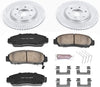 K6321 Front Z23 Carbon Fiber Brake Pads with Drilled & Slotted Brake Rotors Kit