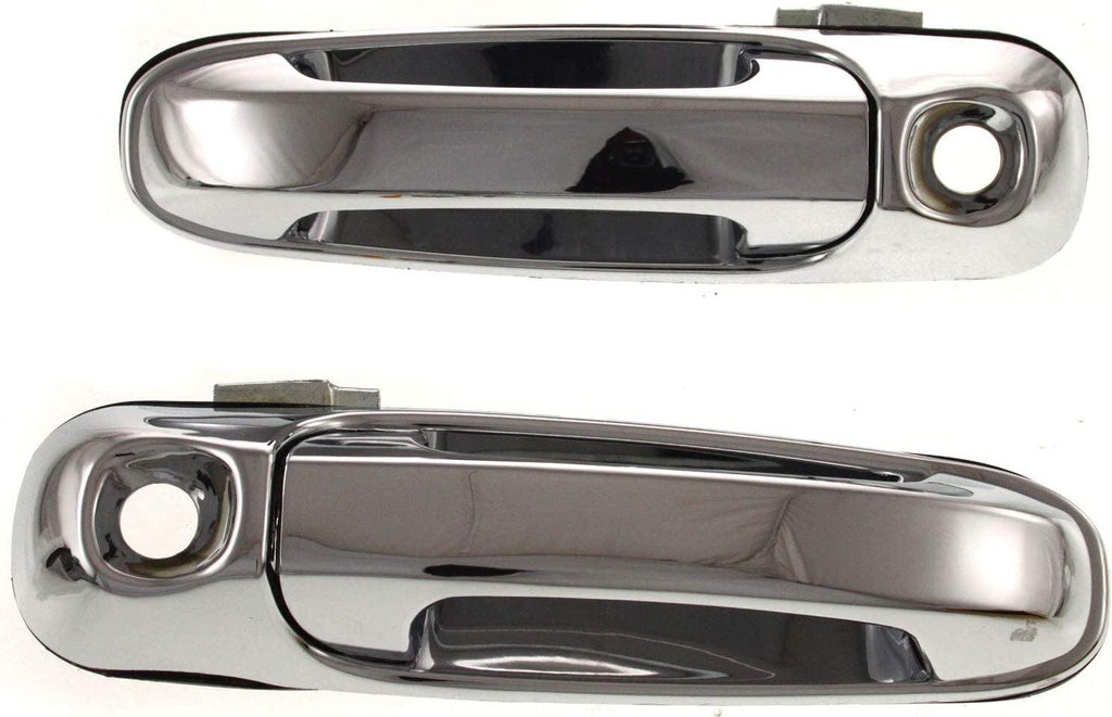 Exterior Door Handle Set of 2 Compatible with 2002-2008 Dodge Ram 1500 & 2004-2009 Dodge Durango